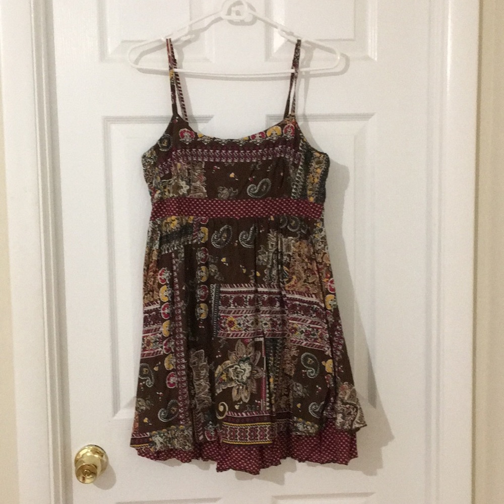 Handkerchief Print Sun Dress